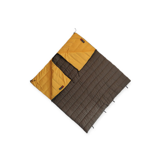 Brown Double Compact Trekking Sleeping Bag