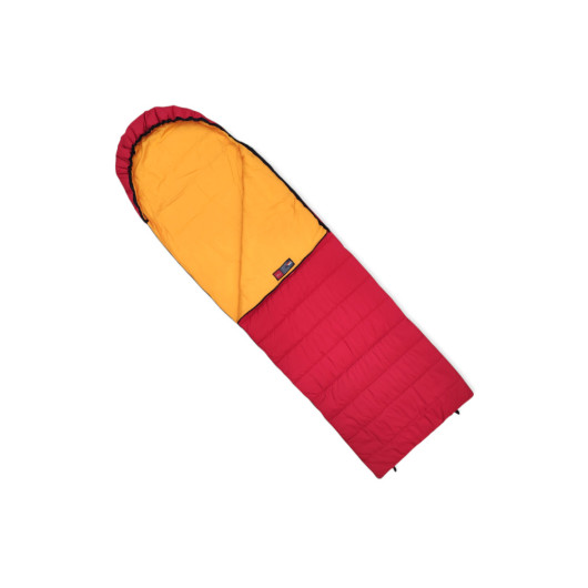 Camping Sleeping Bag With Red Hood