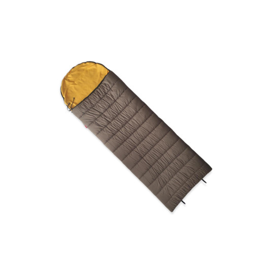 Military Sleeping Bag With Brown Hood