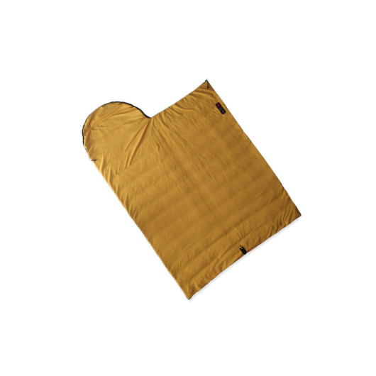 Military Sleeping Bag With Brown Hood