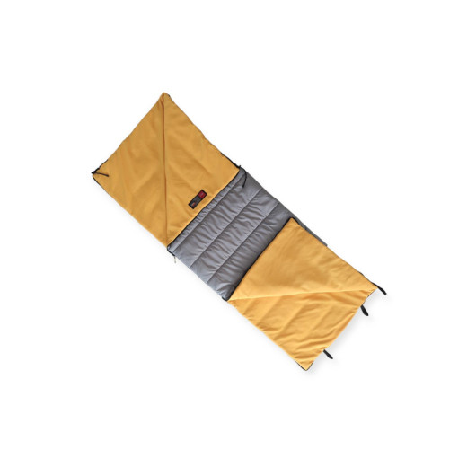 Compact Gray Long Sleeping Bag