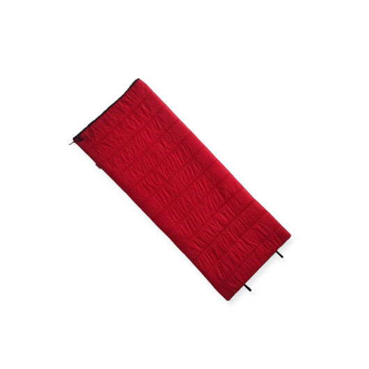 Red Travel Sleeping Bag Combined With Pillow