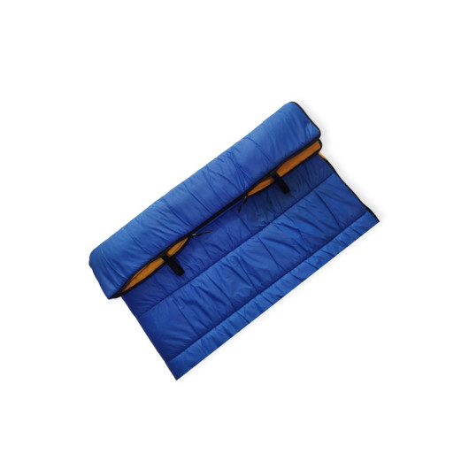 Long Blue Collapsible Sleeping Bag
