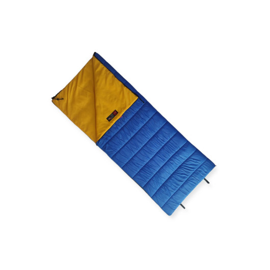 Combined Blue Sleeping Bag With Pillow