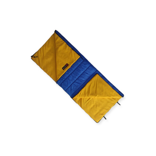 Combined Blue Sleeping Bag With Pillow