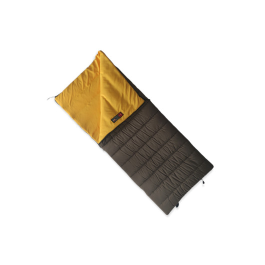 Brown Sleeping Bag With Pillow At Minus 15