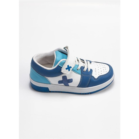 Casa Blue White Boys Sneakers