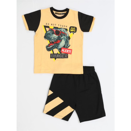 Danger Dino Boy Shorts Set