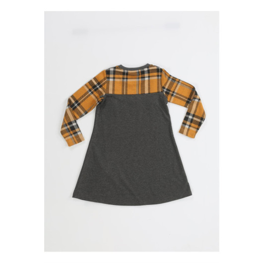 Plaid Piece Girl Dress