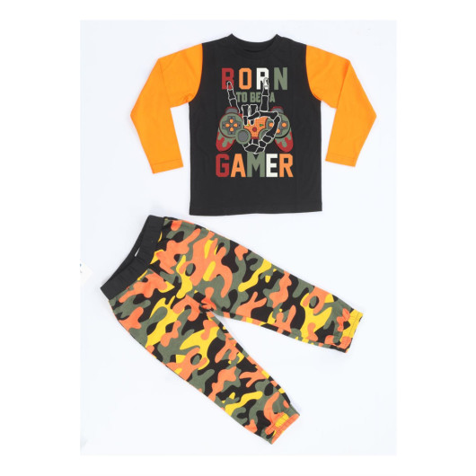 Gamer Boy Camouflage Pants Tshirt Set