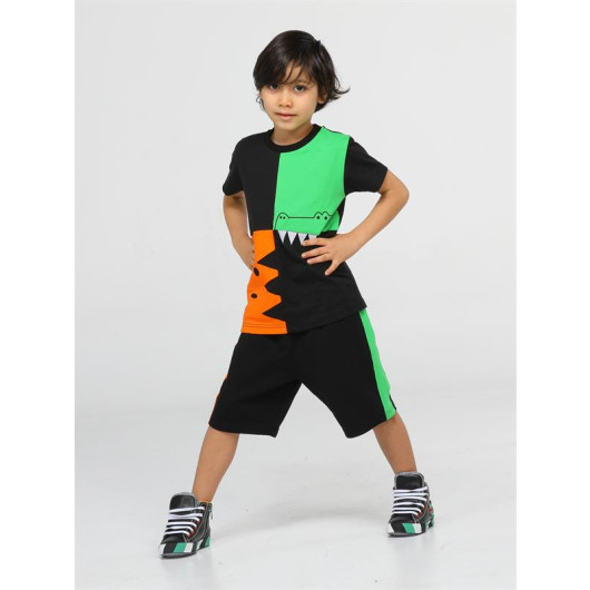 Tiger Croco Boy Shorts Set