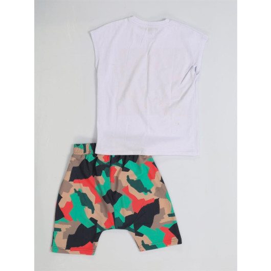Tyranno Camouflage Boy Shorts Set