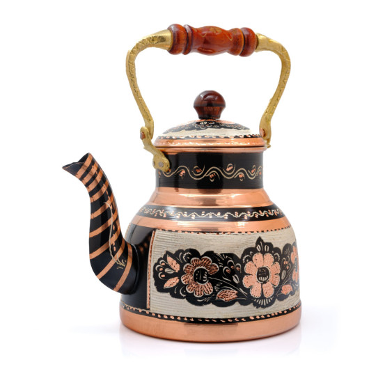 Copper Teapot, 1700 Ml, Black