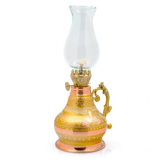 Copper Gas Lamp, Gold, Lamp Only