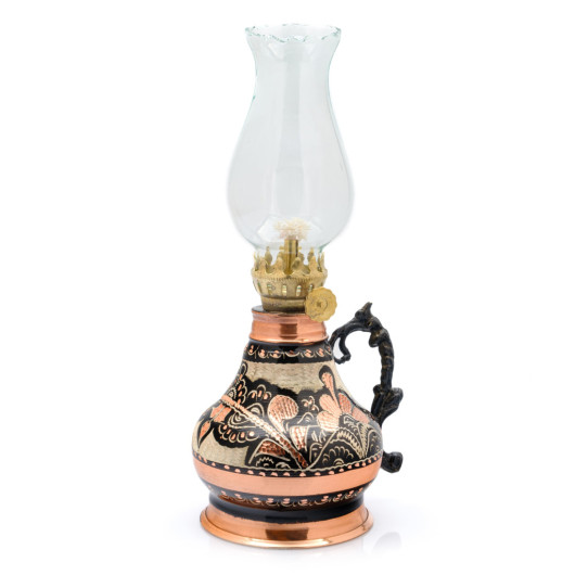 Copper Gas Lamp, Black, Lamp Only