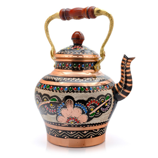 Copper Nostalgic Teapot, 1900 Ml, Colorful