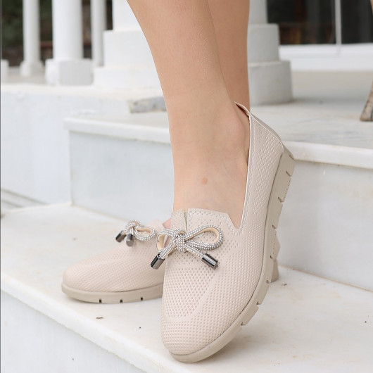 Nude Skin Ballerina Shoes