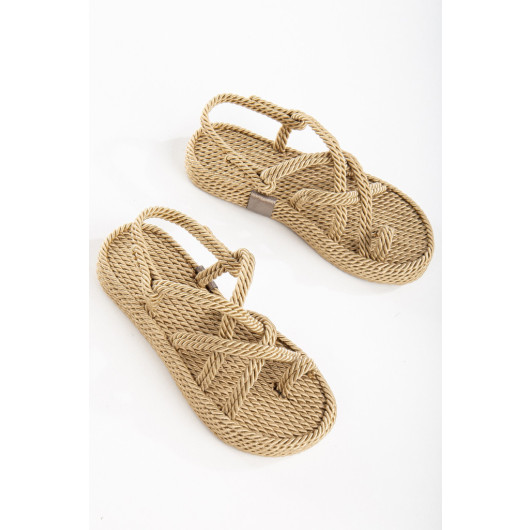 Gold Rope Sandals