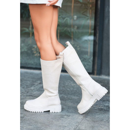 Skin Heeled Boots