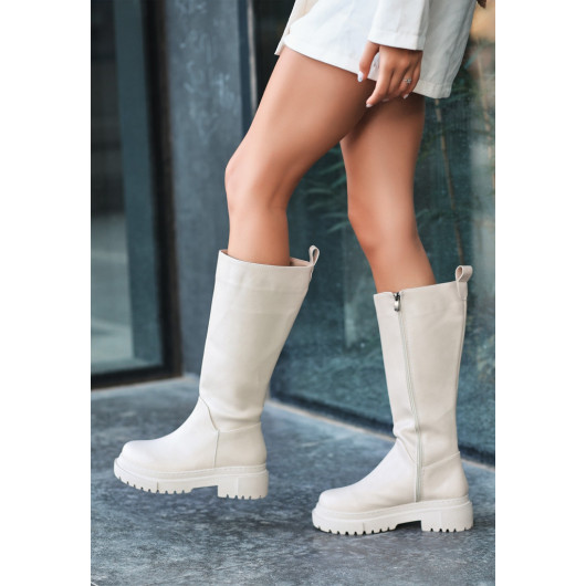 Skin Heeled Boots