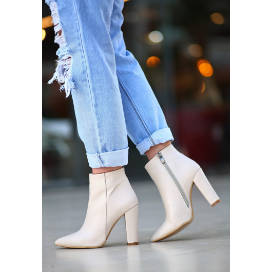 Skin Heeled Boots