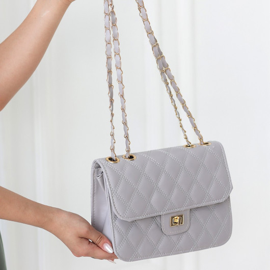 Grey Skin Bag