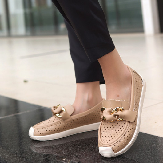 Nude Skin Ballerina Shoes