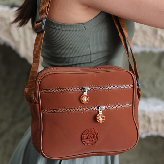 Tan Linen Bag