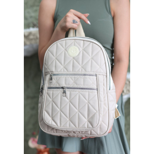 Beige Skin Backpack