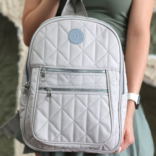 Grey Skin Backpack