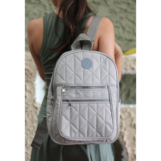 Grey Skin Backpack