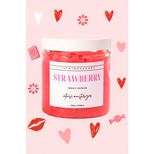 Strawberry Extract Moisture Bomb Instant Anti Ingrown Hairs Hand Body Peeling