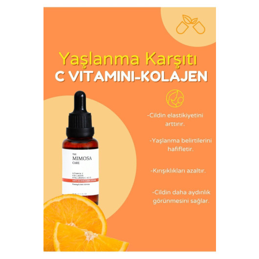 Anti Aging Wrinkle Collagen Serum Vitamin C 30 Ml