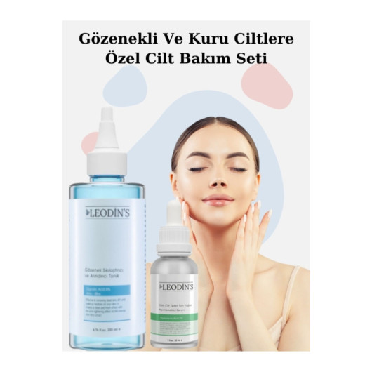 Special Skin Care Set For Porous Dry Skin With Acne And Blackhead Problems 30Ml 200Ml