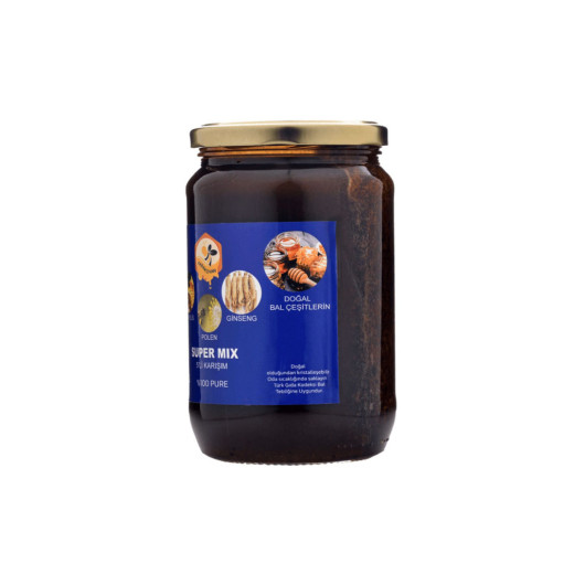 Honey, Pollen, Propolis, Royal Jelly And Ginseng Super Mix 1000 Gr