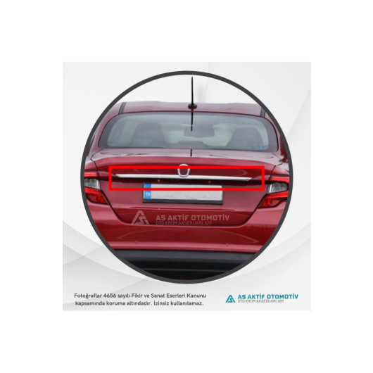 Fiat Egea Sd Luggage Cover 2015 And Above Chrome Stainless Steel