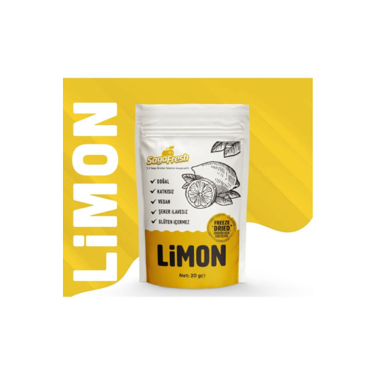 Freeze Dried Lemon Slices 20G