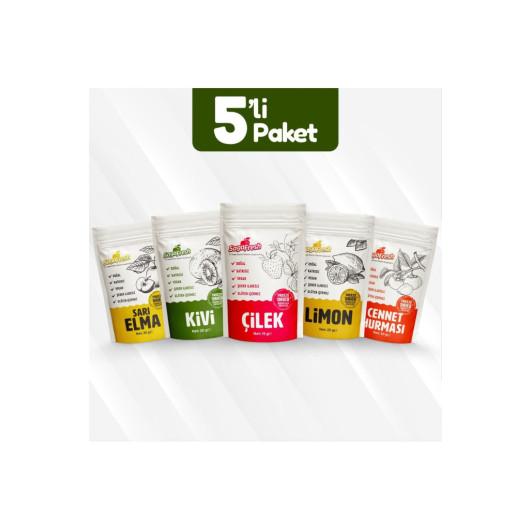 Freeze Dried Fruit Set Of 5