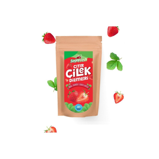 Freeze Dried Strawberry Slices 50G