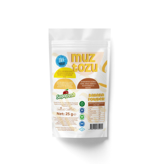 Freeze Dried Banana Powder 25G