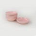 Dish For Nuts / Sauce In The Form Of Rings Light Pink Color 13 Cm 6 Pieces