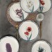 Anatolian Flowers Serving Dish 25 Cm 6 Pieces - 20256/61