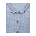 Loose-Fit Short Sleeve Blue Men's Shirt