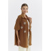 Shell Embroidered Camel Women's Shirt