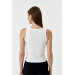Corded Basic Embroidered Ecru Women's Athlete