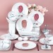 33 Pieces Breakfast Set With "Forever & Always" Writing For 6 Persons - 20381/82