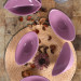Dishes For Nuts, Purple Color, 16 Cm, 6 Pieces, Gondol