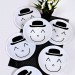 Cake Plates With A Smiley Face, 20 Cm, 6 Pieces Ege