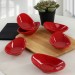 Dalga . Dish For Nuts / Sauce, Red Color 12 Cm, 6 Pieces