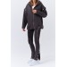 Smoked Women's Tracksuit With Detachable Snaps On Arms
